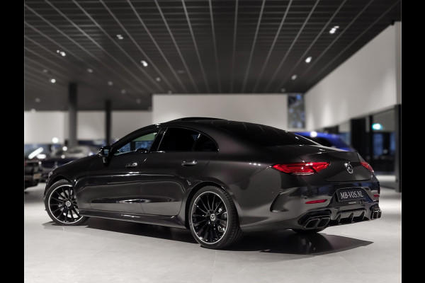 Mercedes-Benz CLS-Klasse 300 d AMG Night|Luchtvering|Rij-assistentie|Keyless|Burmester|Standkachel|HUD|Schuifdak|20"