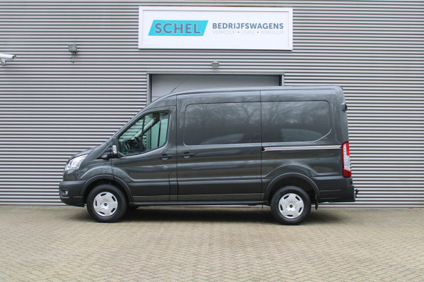 Ford Transit 350 2.0 TDCI L2H2 Trend 130pk - Facelift - 2x Schuifdeur - Adaptive Cruise - Navigatie - Blind Spot - 360 Camera - Stoel - Stuur