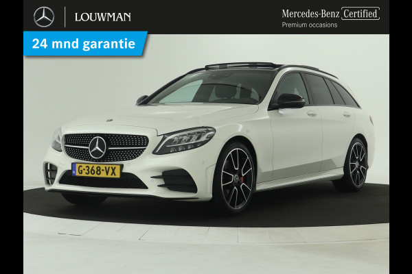 Mercedes-Benz C-Klasse Estate 180 AMG-line | Panoramadak | 19 inch. LM velgen | Parking support met camera achter | Navigatie | Inclusief 24 maanden MB Certified garantie voor Europa.