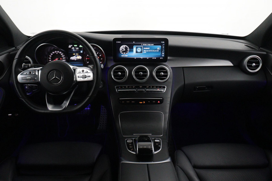 Mercedes-Benz C-Klasse 300 e AMG Premium Plus Pack(Dealer OnderH, Sfeer, Camera, Carplay/ Android, StoelV, Lane Assist, Etc)