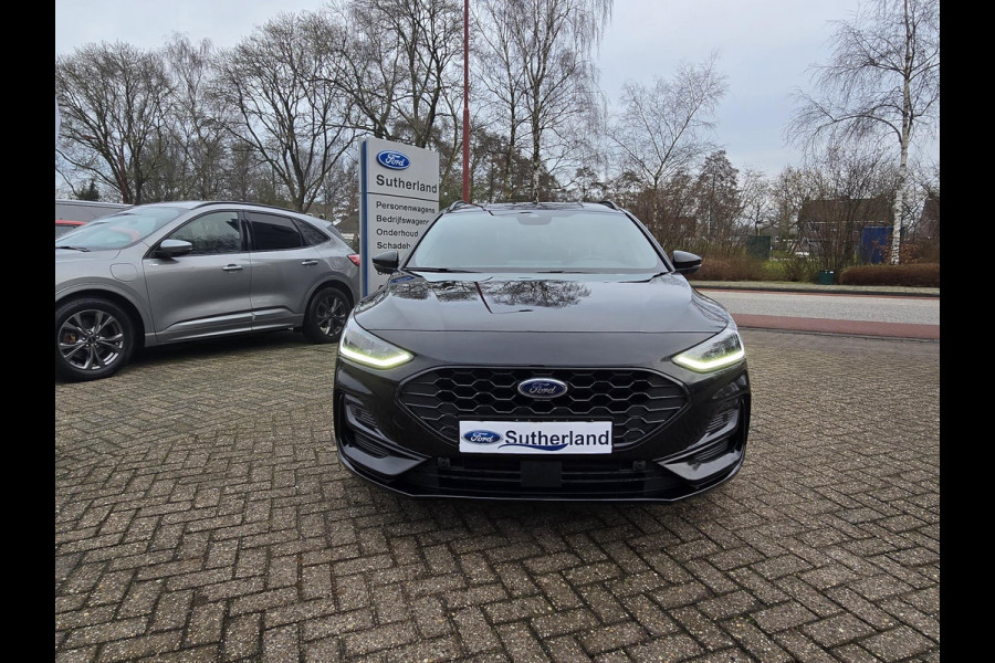 Ford Focus 1.0 EcoBoost Hybrid ST Line Wagon 155pk SCI  Automaat | April leverbaar | Winter Pack | Agate Black | 12.3 inch personaliseerbare Digital Cockpit | Achteruitrijcamera | Draadloos opladen mobiele telefoon | Ford Keyless Entry