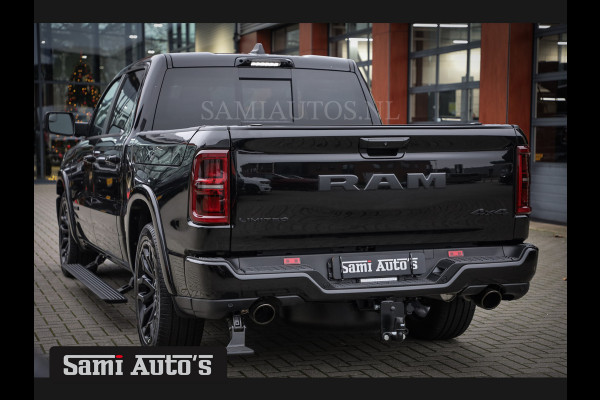 Dodge Ram 1500 LIMITED NIGHT H.O 540PK 706 Nm 2025 | XB9 | MASSAGE | BOM VOL | CREW CAB | DUBBELE CABINE | GRIJSKENTEKEN | DE MEEST LUXUEUZE en BEGEERDE Pick-up | VOORRAAD NR 2357 - 5182