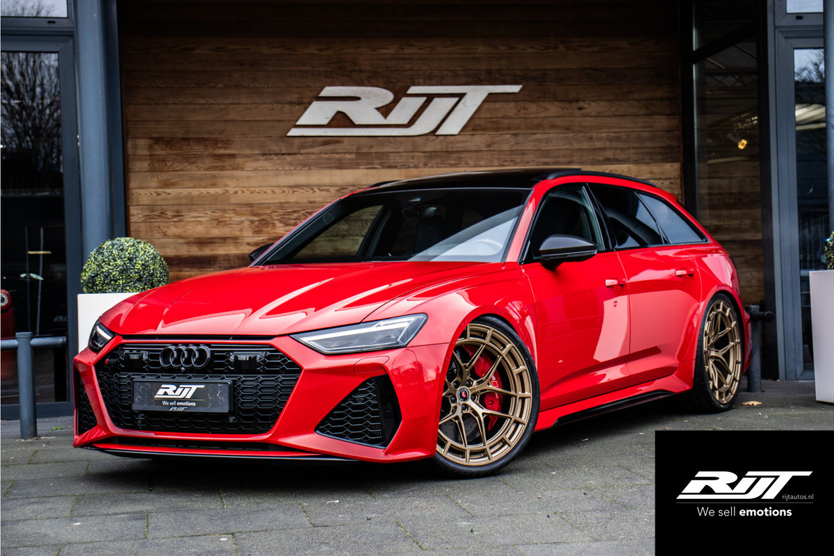 Audi RS6 4.0 V8 quattro **Ceramic/HUD/Carbon/Pano/B&O/ACC** 24/01/2026 Verlengde Garantie