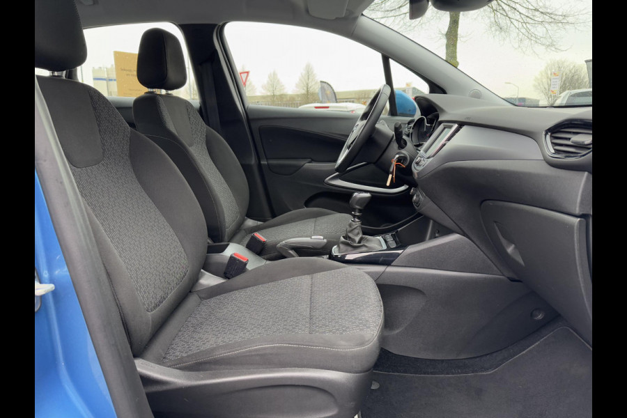Opel Crossland X 1.2 Turbo Edition 1e Eigenaar,Apple Carplay,Airco,Cruise,6 Bak,Dealer Onderhouden,110pk,Lmv,N.A.P,APK tot 02-2026