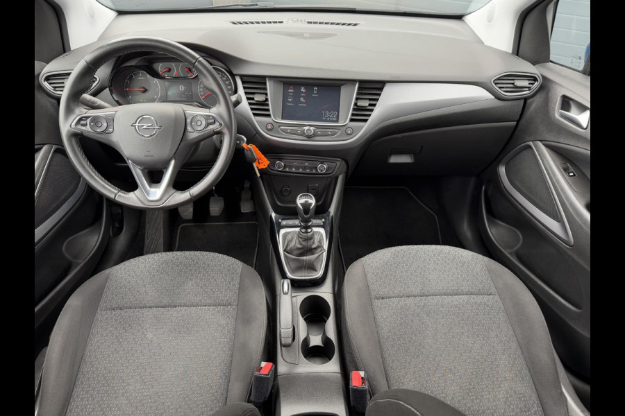 Opel Crossland X 1.2 Turbo Edition 1e Eigenaar,Apple Carplay,Airco,Cruise,6 Bak,Dealer Onderhouden,110pk,Lmv,N.A.P,APK tot 02-2026