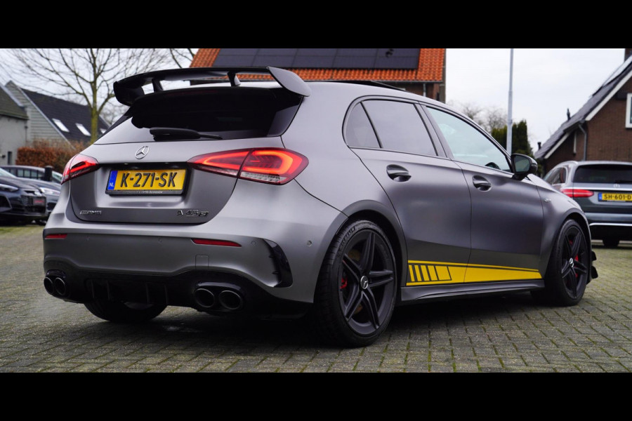 Mercedes-Benz A-Klasse AMG 45 S 4MATIC+ Edition 1 Yellow Edition | Burmester | Panorama | Kuipstoelen | Eventuri Carbon Air intake