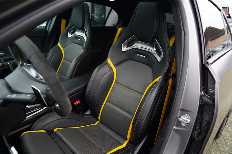 Mercedes-Benz A-Klasse AMG 45 S 4MATIC+ Edition 1 Yellow Edition | Burmester | Panorama | Kuipstoelen | Eventuri Carbon Air intake