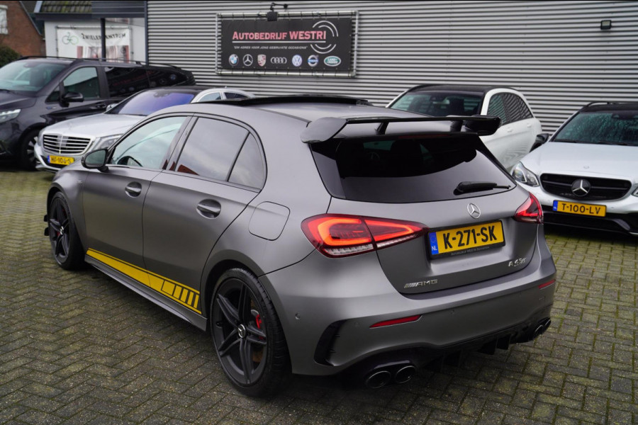 Mercedes-Benz A-Klasse AMG 45 S 4MATIC+ Edition 1 Yellow Edition | Burmester | Panorama | Kuipstoelen | Eventuri Carbon Air intake