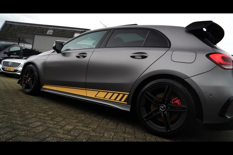 Mercedes-Benz A-Klasse AMG 45 S 4MATIC+ Edition 1 Yellow Edition | Burmester | Panorama | Kuipstoelen | Eventuri Carbon Air intake