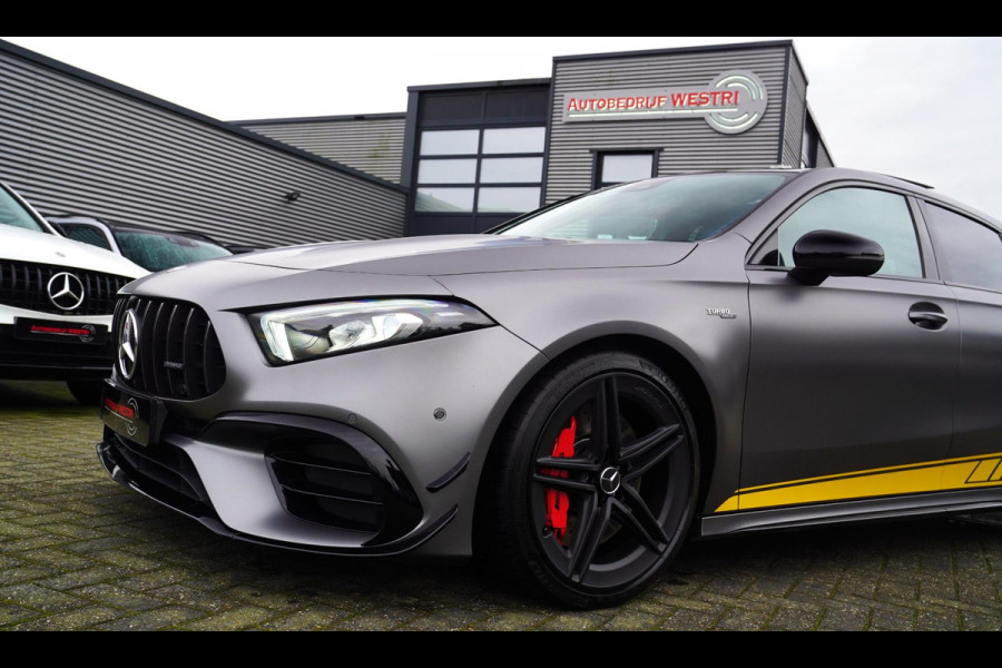 Mercedes-Benz A-Klasse AMG 45 S 4MATIC+ Edition 1 Yellow Edition | Burmester | Panorama | Kuipstoelen | Eventuri Carbon Air intake