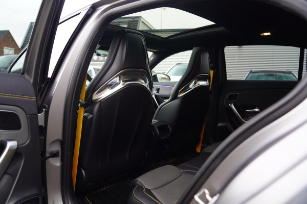 Mercedes-Benz A-Klasse AMG 45 S 4MATIC+ Edition 1 Yellow Edition | Burmester | Panorama | Kuipstoelen | Eventuri Carbon Air intake