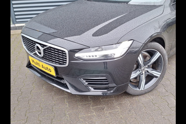 Volvo V90 T8 AWD R-Design Plug In Hybrid PHEV | Trekhaak af Fabriek | Adaptive Cruise | Harman Kardon | Keyless | Alcantara Sportstoelen Memory | Pilot Assist | Camera | DAB |