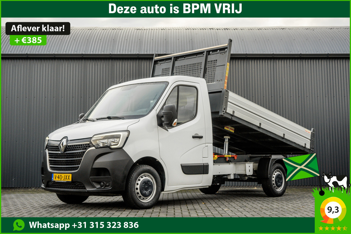 Renault Master 2.3 dCi | Kipper | 136 PK | Euro 6 | Cruise | Airco | Navigatie | LED