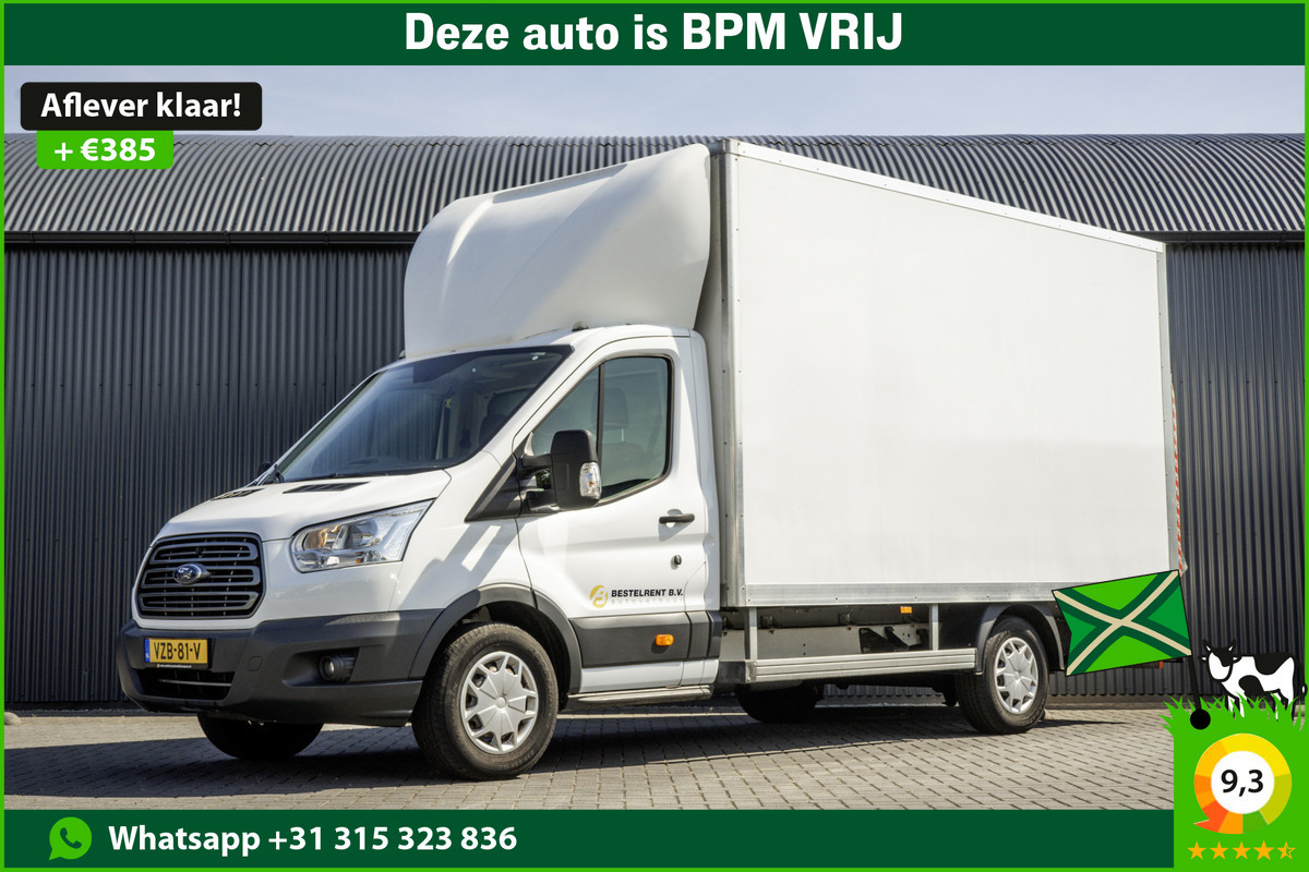 Ford Transit **2.0 TDCI Bakwagen met laadklep | Euro 6 | 130 PK | Airco | Cruise | Camera | 3-Persoons**