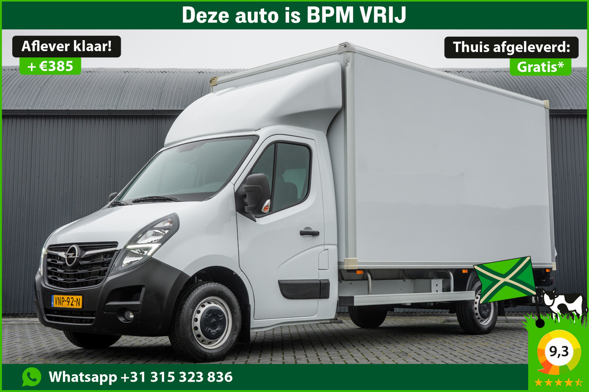 Opel Movano **2.3 Turbo | Bakwagen met Laadklep | 146 PK | A/C | Cruise | Navigatie | MF Stuur**