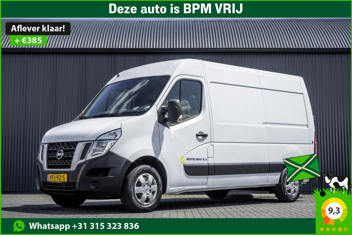 Nissan NV400 **2.3 dCi L2H2 | Euro 6 | 146 PK | Airco | Cruise | Camera | MF Stuur | 3-Persoons**