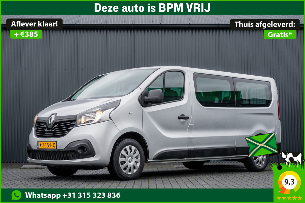 Renault Trafic Passenger **1.6 dCi 8-Pers L2H1 | Incl. BPM, BTW vrij | R-Link | Navi | Airco | Cruise | PDC | MF Stuur | Start / Stop**