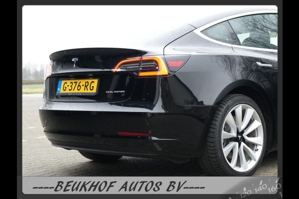 Tesla Model 3 Long Range AWD 75 kWh 19inch Pano Leer Nav Cam