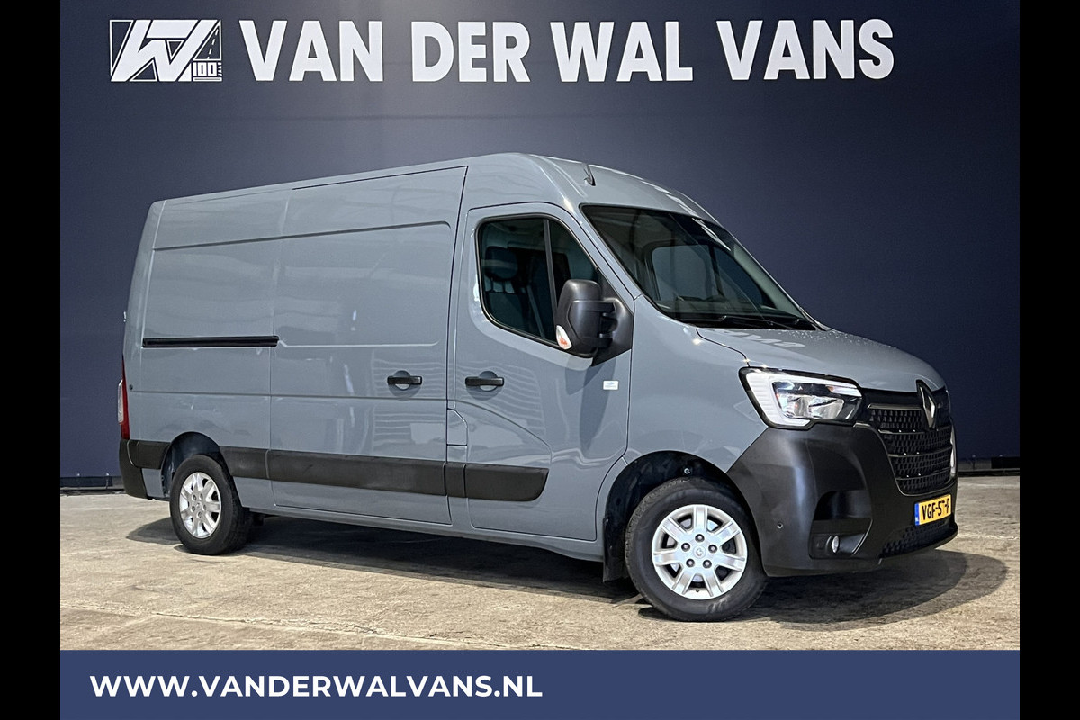 Renault Master 2.3 dCi 180pk L2H2 Euro6 Airco | Camera | Navigatie | LED Android Auto, Cruisecontrol, 2500kg Trekhaak, LM velgen, Parkeersensoren, Bijrijdersbank