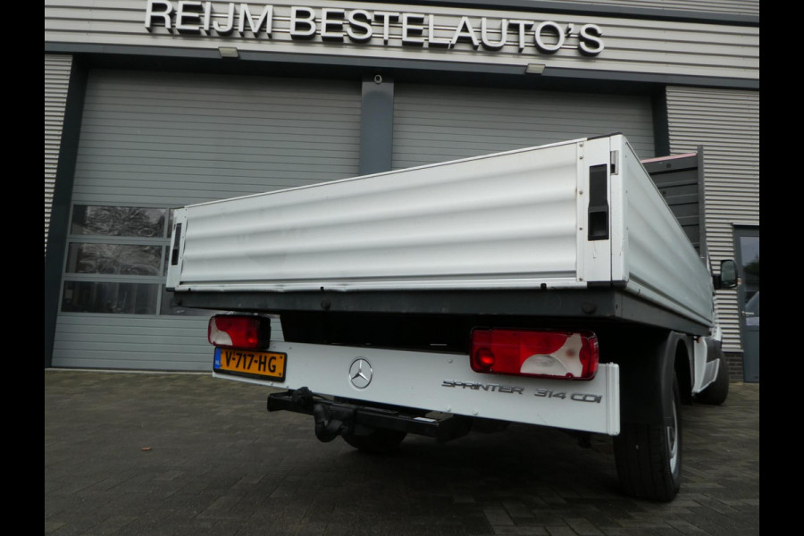 Mercedes-Benz Sprinter 314cdi Euro 6, L3. DC, Dubbel Cabine, Open Laadbak, Pick up, Airco.