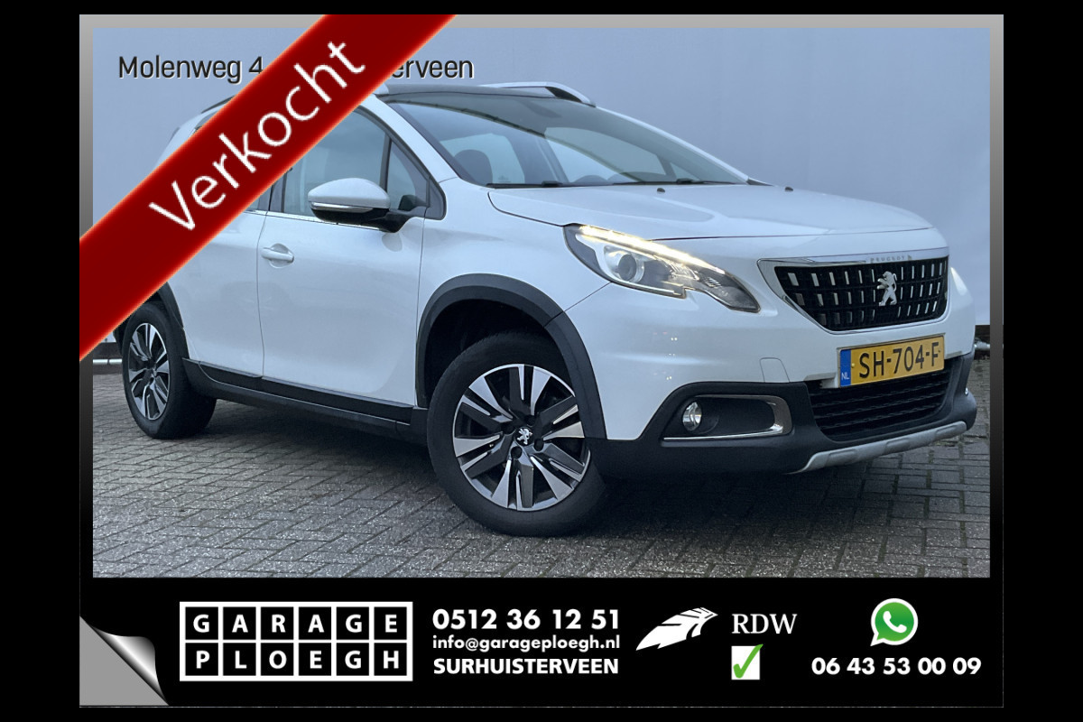 Peugeot 2008 1.2 Autom Allure *riem verv* Pano Leer/stof Nav Carplay Trekhaak Hoogzitter