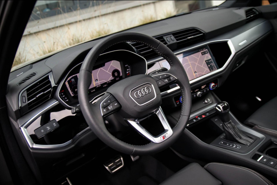 Audi Q3 35 TFSI 1.5TFSI S Line Pro Line S 150pk S-Tronic! Panoramadak|Virtual Cockpit|LED Matrix|Leder|B&O|Black|21inch|Trekhaak