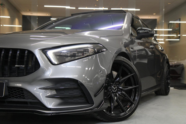 Mercedes-Benz A-Klasse AMG 35 4MATIC PANO/HUD/LANEASSIST/BURM/MEMORYST/BLINDESPOT/BOMVOL