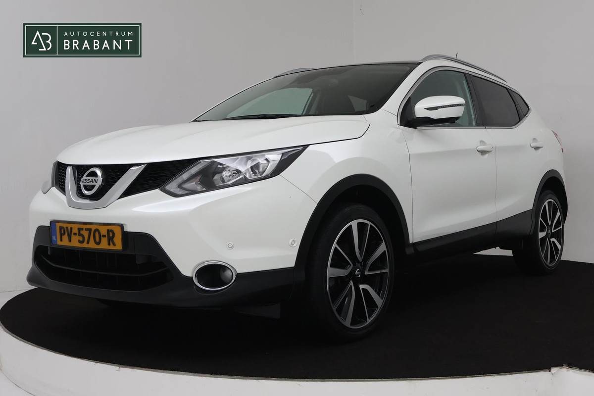 Nissan QASHQAI 1.2 Tekna (CAMERA 360, PANORAMADAK, NAVIGATIE, STOELV, CRUISE, CLIMATE, NL-AUTO, GOED ONDERHOUDEN)