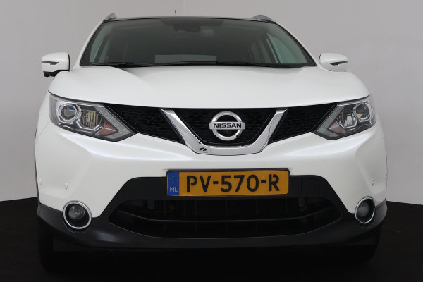 Nissan QASHQAI 1.2 Tekna (CAMERA 360, PANORAMADAK, NAVIGATIE, STOELV, CRUISE, CLIMATE, NL-AUTO, GOED ONDERHOUDEN)