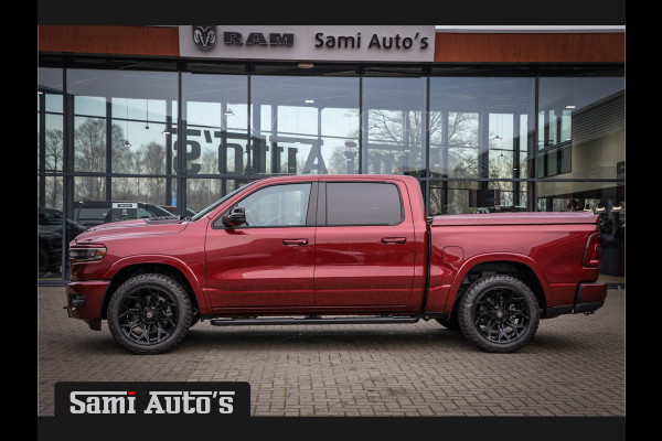 Dodge Ram 2025 LARAMIE SPORT HURRICANE 420PK 636 Nm | PRIJS MET LPG EN COVER EN GARANTIE | DUBBELE CABINE | PICK UP | 5 PERSOONS | DC | GRIJSKENTEKEN | Velvet Red Pearl VOORAAD 2218 - 3854