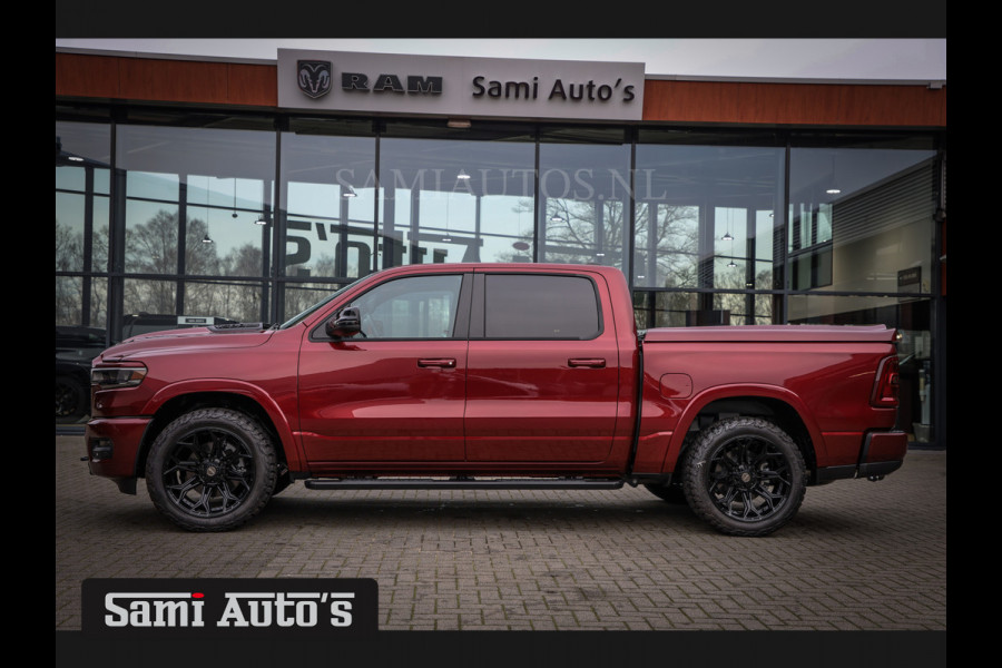 Dodge Ram 2025 LARAMIE SPORT HURRICANE 420PK 636 Nm | PRIJS MET LPG EN COVER EN GARANTIE | DUBBELE CABINE | PICK UP | 5 PERSOONS | DC | GRIJSKENTEKEN | Velvet Red Pearl VOORAAD 2218 - 3854