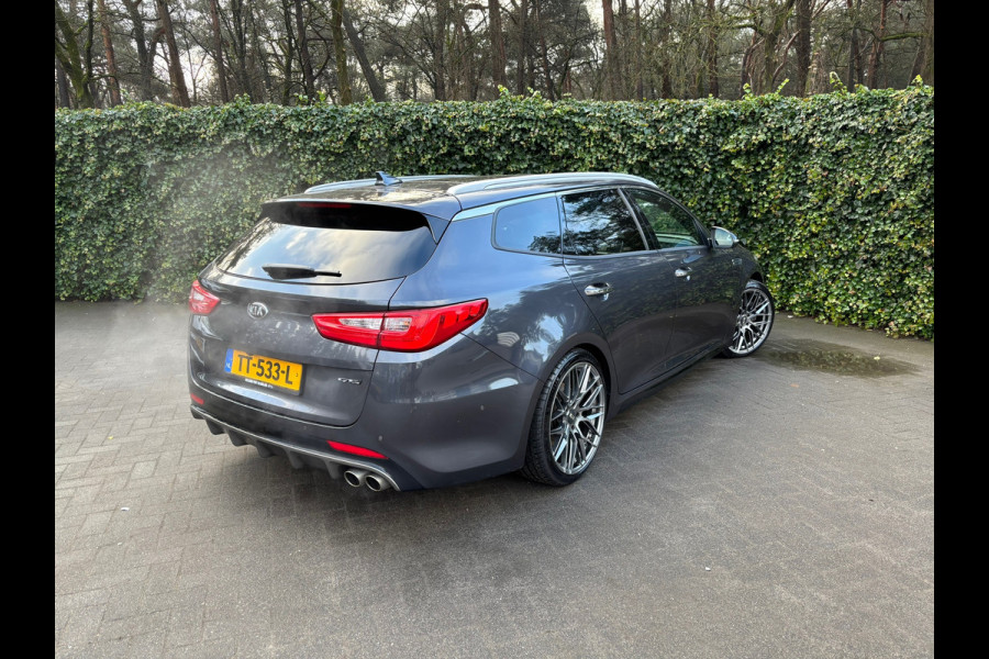 Kia Optima Sportswagon 1.6 T-GDI GT-Line | BOMVOL | Leder | Pano | Elektr stoelen | LED Adaptief | 360Camera