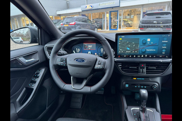 Ford Focus 1.0 EcoBoost Hybrid ST Line Wagon 155pk Automaat | Winter Pack | Chrome Blue | 12.3 inch personaliseerbare Digital Cockpit | Achteruitrijcamera | Draadloos opladen mobiele telefoon | Ford Keyless Entry