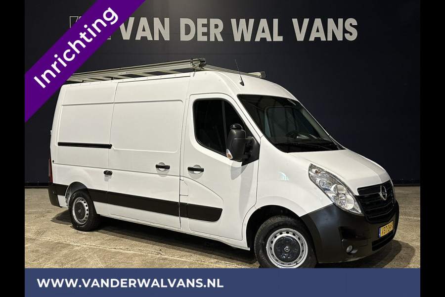 Opel Movano 2.3 CDTI 146pk L2H2 inrichting Euro6 Airco | Omvormer | Navigatie | Camera | Cruisecontrol, Imperiaal, Trekhaak, Parkeersensoren, Bijrijdersbank