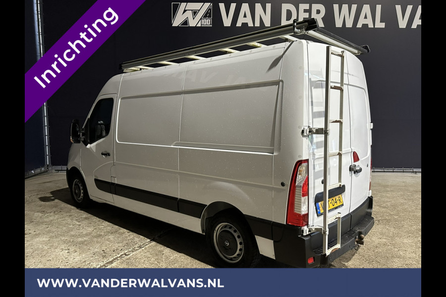 Opel Movano 2.3 CDTI 146pk L2H2 inrichting Euro6 Airco | Omvormer | Navigatie | Camera | Cruisecontrol, Imperiaal, Trekhaak, Parkeersensoren, Bijrijdersbank