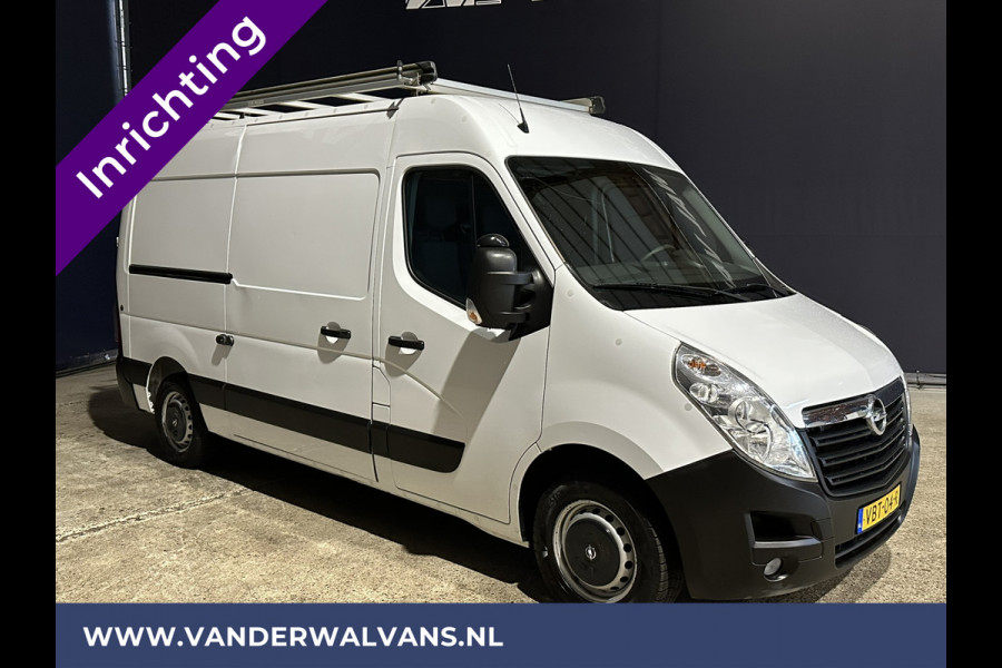 Opel Movano 2.3 CDTI 146pk L2H2 inrichting Euro6 Airco | Omvormer | Navigatie | Camera | Cruisecontrol, Imperiaal, Trekhaak, Parkeersensoren, Bijrijdersbank