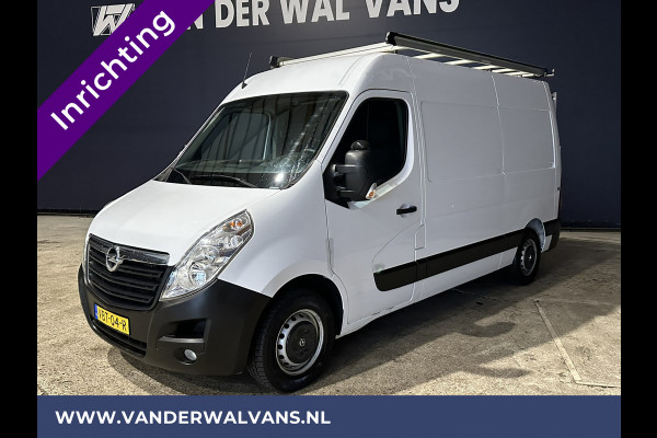 Opel Movano 2.3 CDTI 146pk L2H2 inrichting Euro6 Airco | Omvormer | Navigatie | Camera | Cruisecontrol, Imperiaal, Trekhaak, Parkeersensoren, Bijrijdersbank