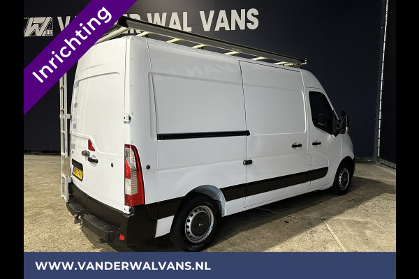 Opel Movano 2.3 CDTI 146pk L2H2 inrichting Euro6 Airco | Omvormer | Navigatie | Camera | Cruisecontrol, Imperiaal, Trekhaak, Parkeersensoren, Bijrijdersbank