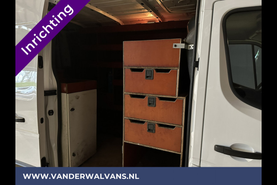 Opel Movano 2.3 CDTI 146pk L2H2 inrichting Euro6 Airco | Omvormer | Navigatie | Camera | Cruisecontrol, Imperiaal, Trekhaak, Parkeersensoren, Bijrijdersbank