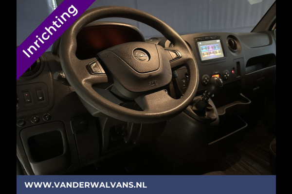 Opel Movano 2.3 CDTI 146pk L2H2 inrichting Euro6 Airco | Omvormer | Navigatie | Camera | Cruisecontrol, Imperiaal, Trekhaak, Parkeersensoren, Bijrijdersbank