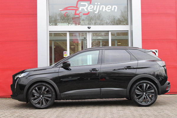 Peugeot 3008 1.2 130PK AUTOMAAT GT | NAVIGATIE | APPLE CARPLAY/ANDROID AUTO | STOEL VERWARMING | ELEKTRISCHE ACHTERKLEP | FULL LED KOPLAMPEN | DODEHOEK DETECTIE | CLIMATE CONTROL | BLACK PACK | ADAPTIVE CRUISE CONTROL | DAB+ RADIO |