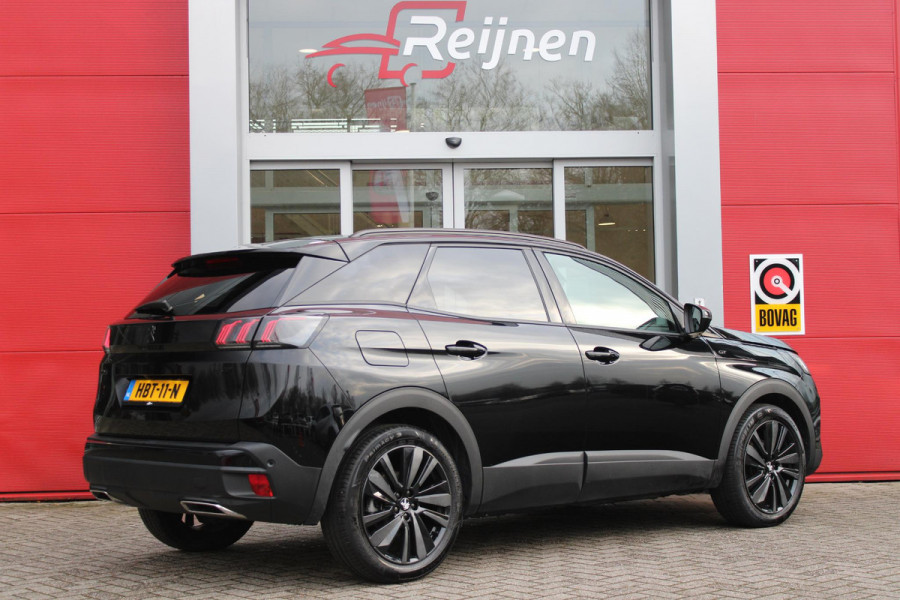 Peugeot 3008 1.2 130PK AUTOMAAT GT | NAVIGATIE | APPLE CARPLAY/ANDROID AUTO | STOEL VERWARMING | ELEKTRISCHE ACHTERKLEP | FULL LED KOPLAMPEN | DODEHOEK DETECTIE | CLIMATE CONTROL | BLACK PACK | ADAPTIVE CRUISE CONTROL | DAB+ RADIO |