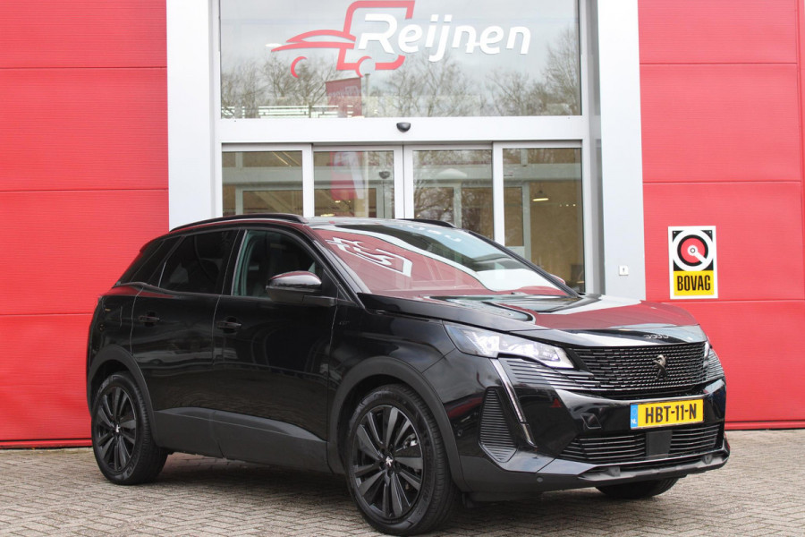 Peugeot 3008 1.2 130PK AUTOMAAT GT | NAVIGATIE | APPLE CARPLAY/ANDROID AUTO | STOEL VERWARMING | ELEKTRISCHE ACHTERKLEP | FULL LED KOPLAMPEN | DODEHOEK DETECTIE | CLIMATE CONTROL | BLACK PACK | ADAPTIVE CRUISE CONTROL | DAB+ RADIO |