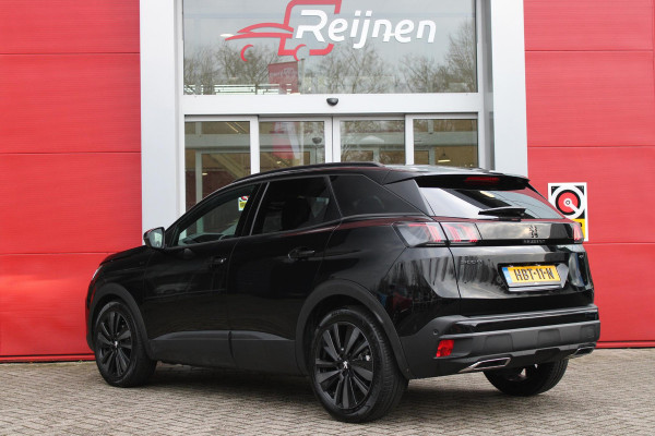 Peugeot 3008 1.2 130PK AUTOMAAT GT | NAVIGATIE | APPLE CARPLAY/ANDROID AUTO | STOEL VERWARMING | ELEKTRISCHE ACHTERKLEP | FULL LED KOPLAMPEN | DODEHOEK DETECTIE | CLIMATE CONTROL | BLACK PACK | ADAPTIVE CRUISE CONTROL | DAB+ RADIO |