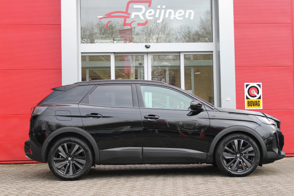 Peugeot 3008 1.2 130PK AUTOMAAT GT | NAVIGATIE | APPLE CARPLAY/ANDROID AUTO | STOEL VERWARMING | ELEKTRISCHE ACHTERKLEP | FULL LED KOPLAMPEN | DODEHOEK DETECTIE | CLIMATE CONTROL | BLACK PACK | ADAPTIVE CRUISE CONTROL | DAB+ RADIO |