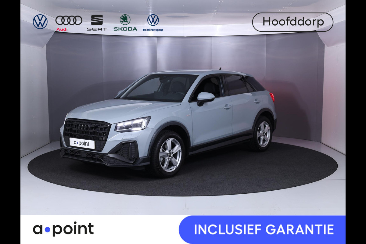 Audi Q2 35 TFSI S Edition 150 pk S-tronic | Private lease vanaf € 617,- pm | Verlengde garantie | Navigatie | Parkeersensoren achter | Adaptieve cruise control | Stoelverwarming | Matrix LED koplampen | S-line |