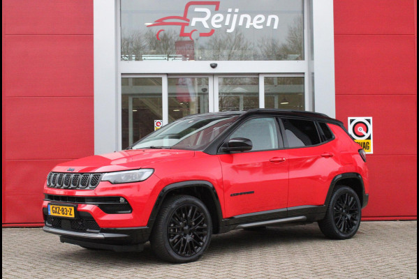 Jeep Compass 4xe SUMMIT 240PK PHEV AUTOMAAT | NAVIGATIE 10,25 "TOUCHSCREEN | APPLE CARPLAY/ANDROID AUTO | 360° CAMERA | DODEHOEK DETECTIE |ALPINE PREMIUM AUDIO | DAB+ RADIO | CLIMATE CONTROL | 19"GLOSS BLACK LICHTMETALEN VELGEN | ADAPTIVE / CRUISE CONTROL | DIGITAAL INSTRUMENTENPANEEL | LEDEREN BEKLEDING | VOORSTOELEN VERWARMD | STUUR VERWARMING ||ELEKTRISCH BEDIENBARE ACHTERKLEP | FULL LED KOPLAMPEN | LED MISTLAMPEN / BOCHTVERLICHTING | KEYLESS ENTRY & START | DRAADLOOS LADEN |