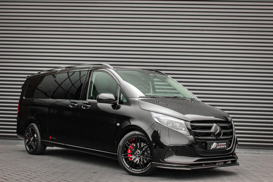 Mercedes-Benz Vito 119 CDI L3 SPORT DUBBEL CABINE / DC / BPM VRIJ / FULL BLACK / 2X SCHUIFDEUREN / AMG / VERLAAGD / APPLE CARPLAY