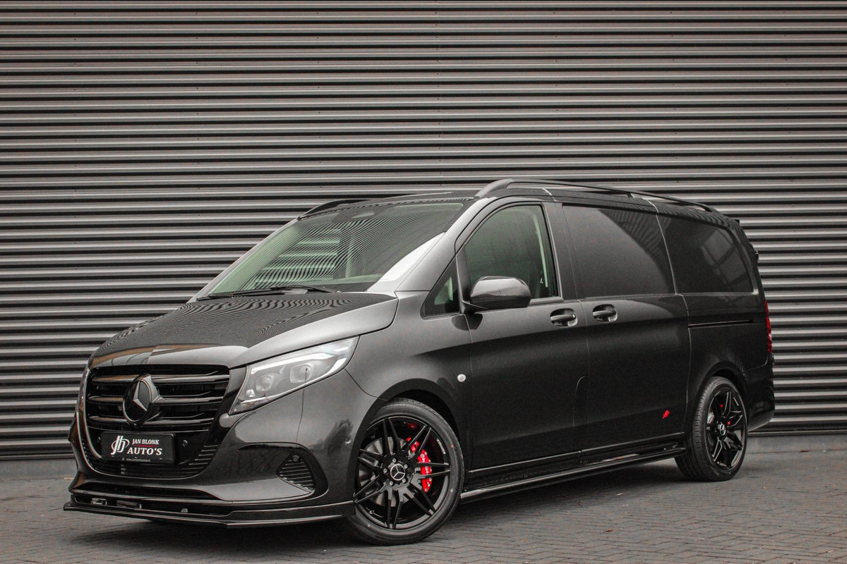 Mercedes-Benz Vito 119 CDI L2 SELECT LANG LEDEREN BEKLEDING / 2XSCHUIFDEUR / BPM VRIJ / VERLAAGD / AMG / APPLE CARPLAY / FULLBLACK