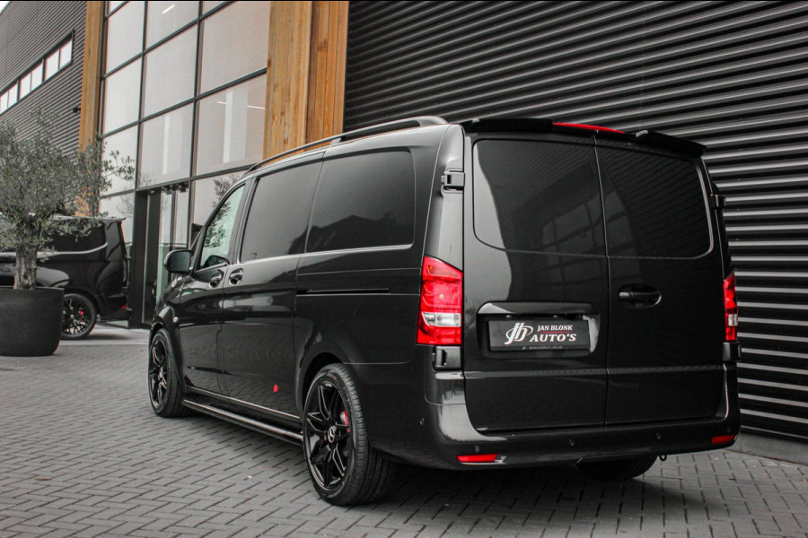 Mercedes-Benz Vito 119 CDI L2 SELECT LANG LEDEREN BEKLEDING / 2XSCHUIFDEUR / BPM VRIJ / VERLAAGD / AMG / APPLE CARPLAY / FULLBLACK